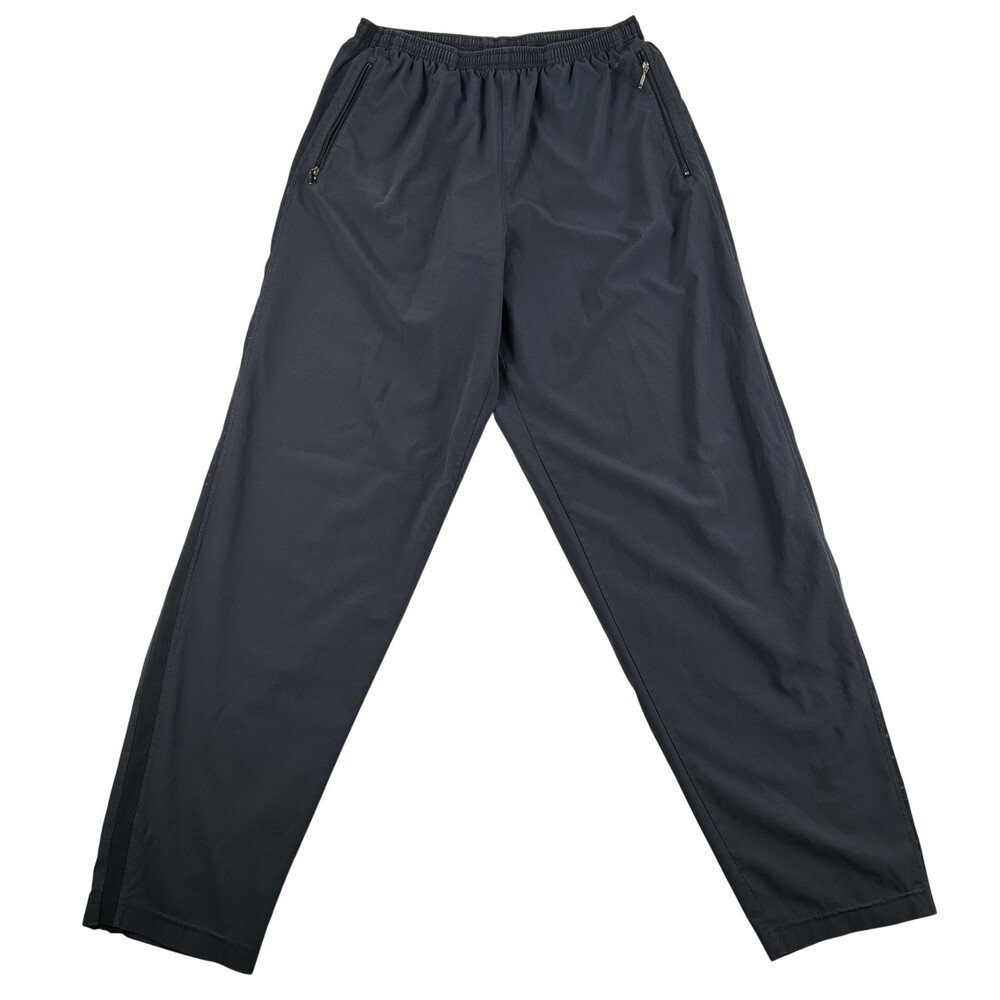 Nike Pants Mens Large Woven Track Athletic Zip Pockets Zip Ankle Joggers Y2K